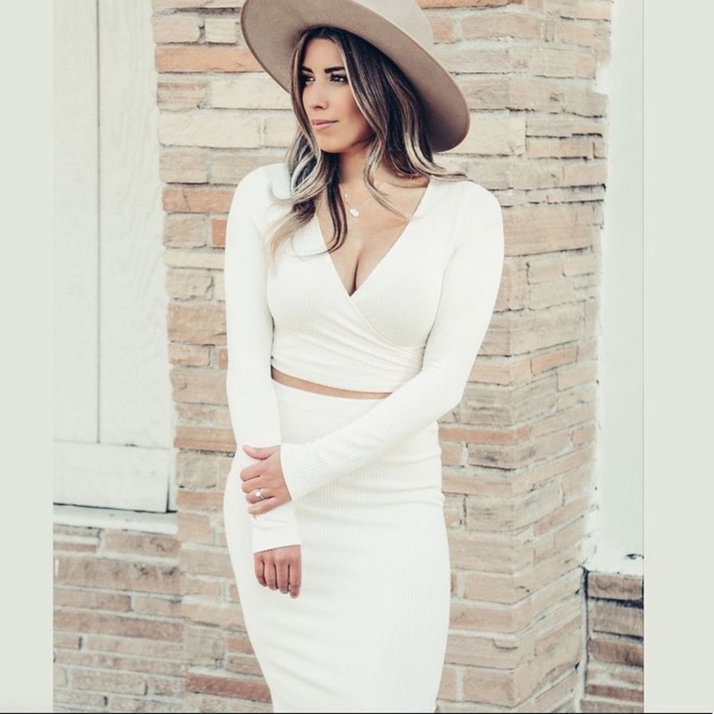 Two piece midi outfit